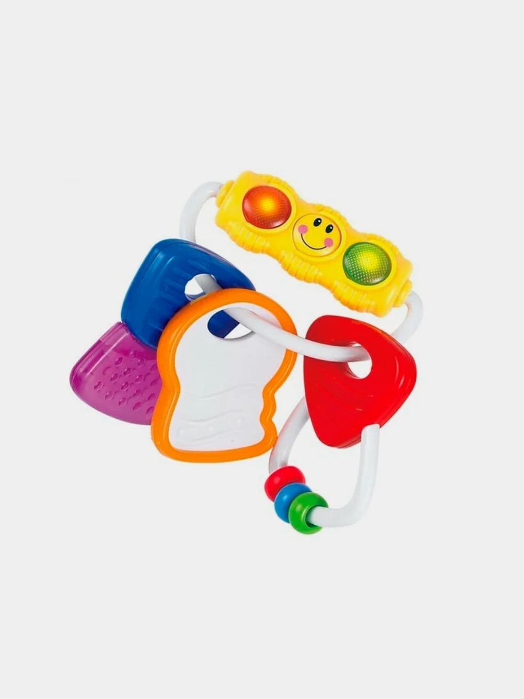 Погремушка-прорезыватель Hola Toys, Ключики, Для младенцев от 3 месяцев, Сенсорная стимуляция — фото 6