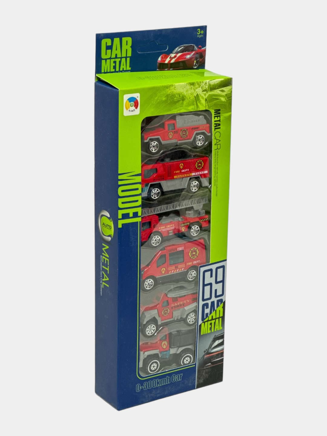 Набор металлических пожарных машинок, Красные die-cast модели, Для детей от 3 лет, Сюжетные игры — фото 5