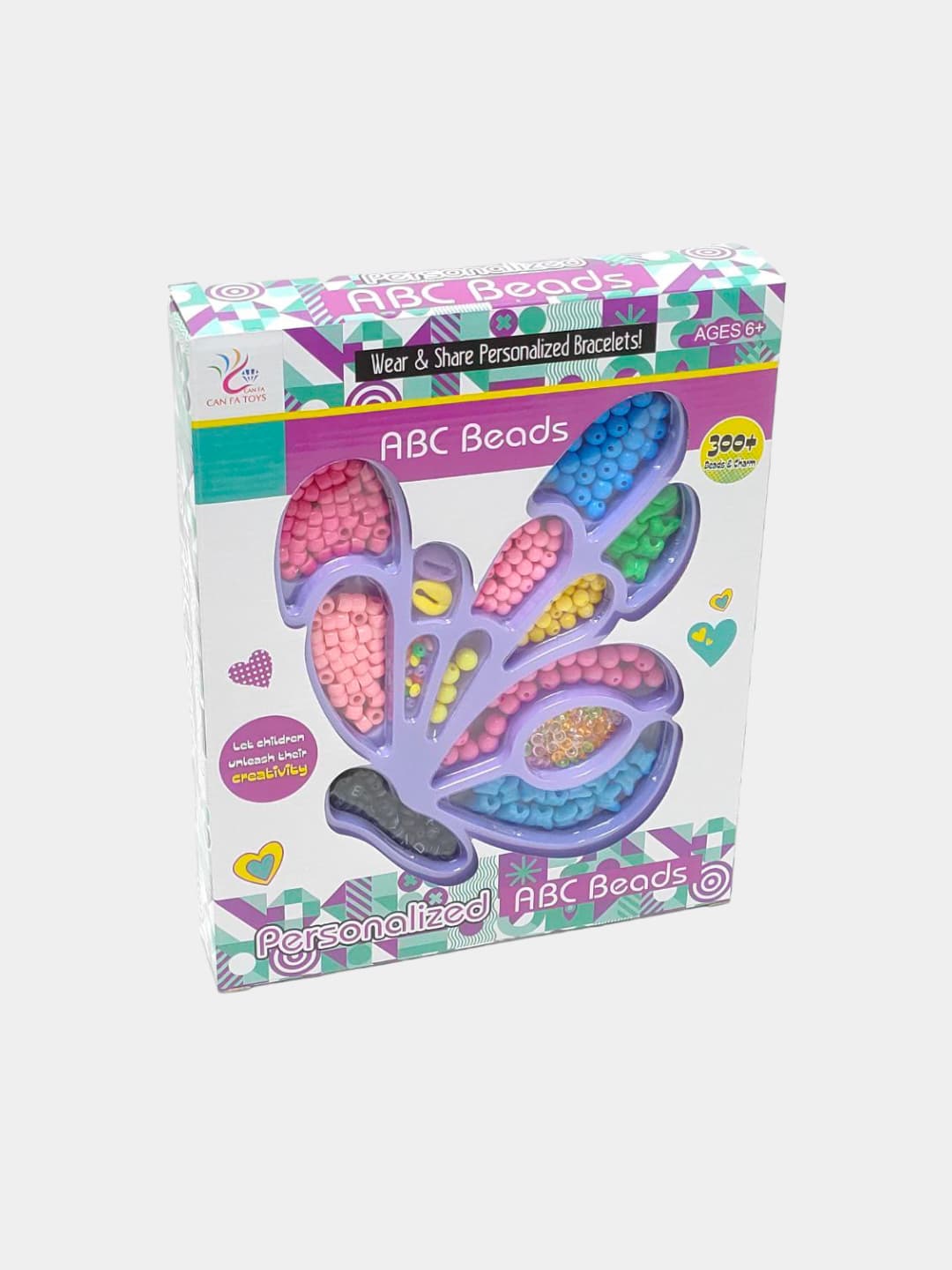 Набор бусин ABC Beads, для создания украшений, с буквами и подвесками, развивающий для детей от 6 лет — фото 5