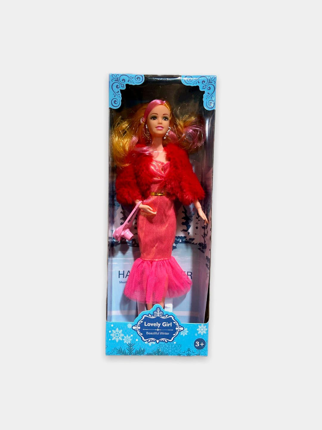 Кукла Lovely Girl Beautiful Winter, 32 см, нарядная, для игр и коллекции, с аксессуарами