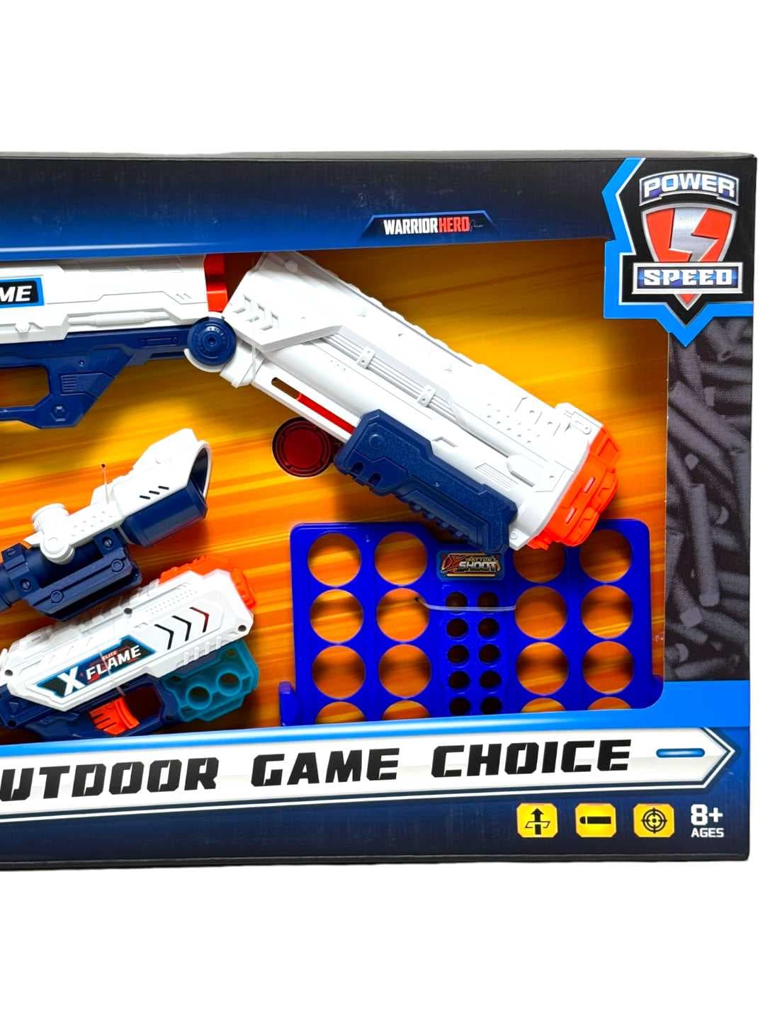 Детский бластер XSHOT, XFlame дизайн, для активных игр, развивающий меткость — фото 3