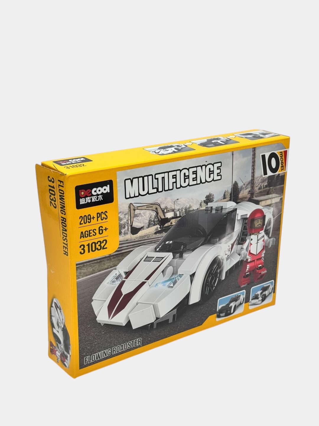 Конструктор Decool Roadster, 209 деталей, для детей от 6 лет, развивающий — фото 4