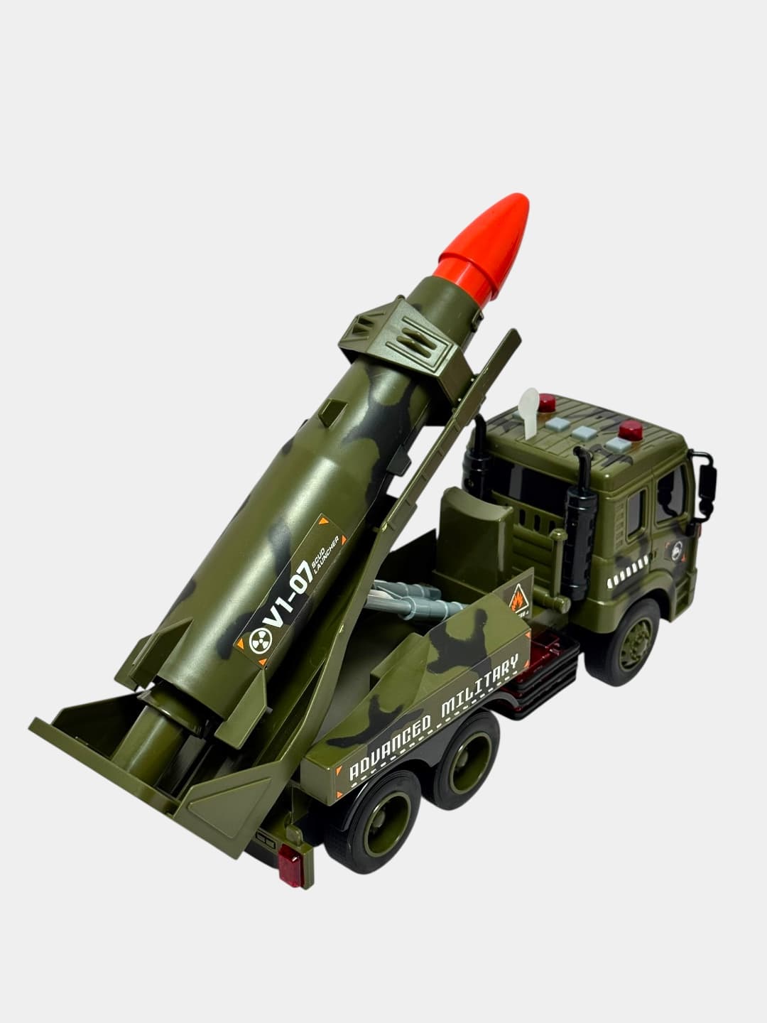 Машина ракетница военная Launcher инерционная со светом и звуком 1:16 — фото 6