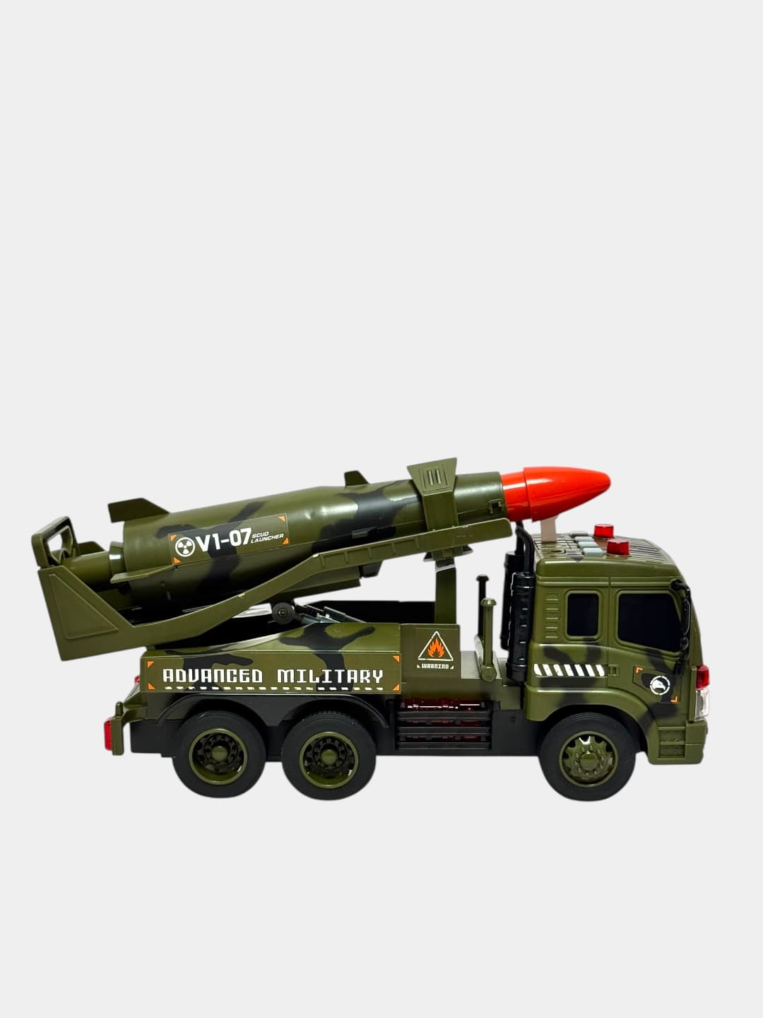 Машина ракетница военная Launcher инерционная со светом и звуком 1:16 — фото 8