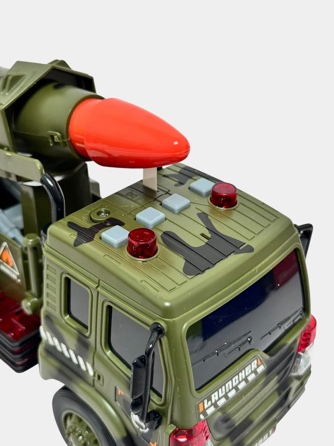 Машина ракетница военная Launcher инерционная со светом и звуком 1:16 — фото 9