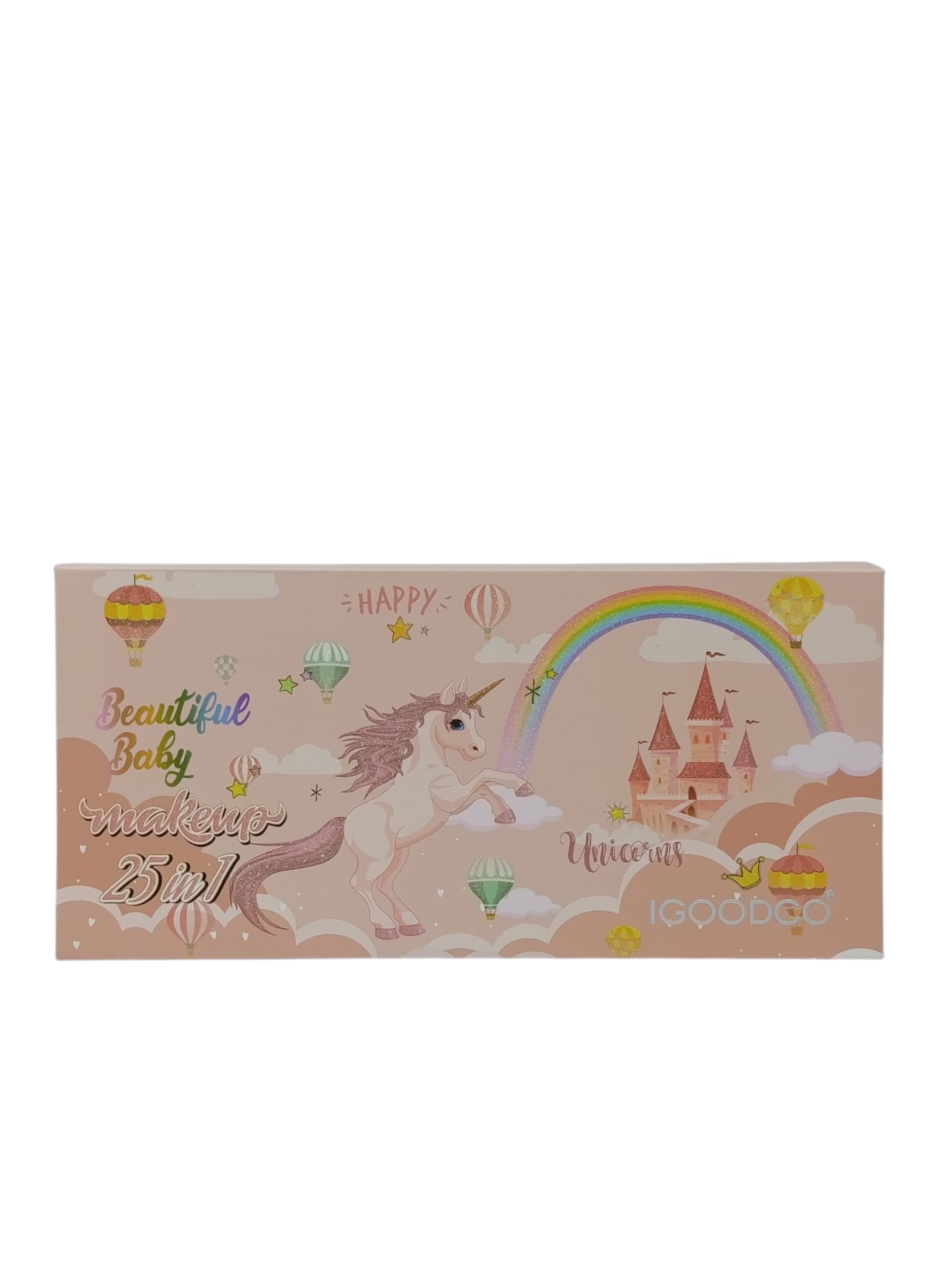 Набор косметики Unicorn 25 в 1, Игрушечный макияж, Для девочек от 3 лет, Безопасная косметика — фото 3