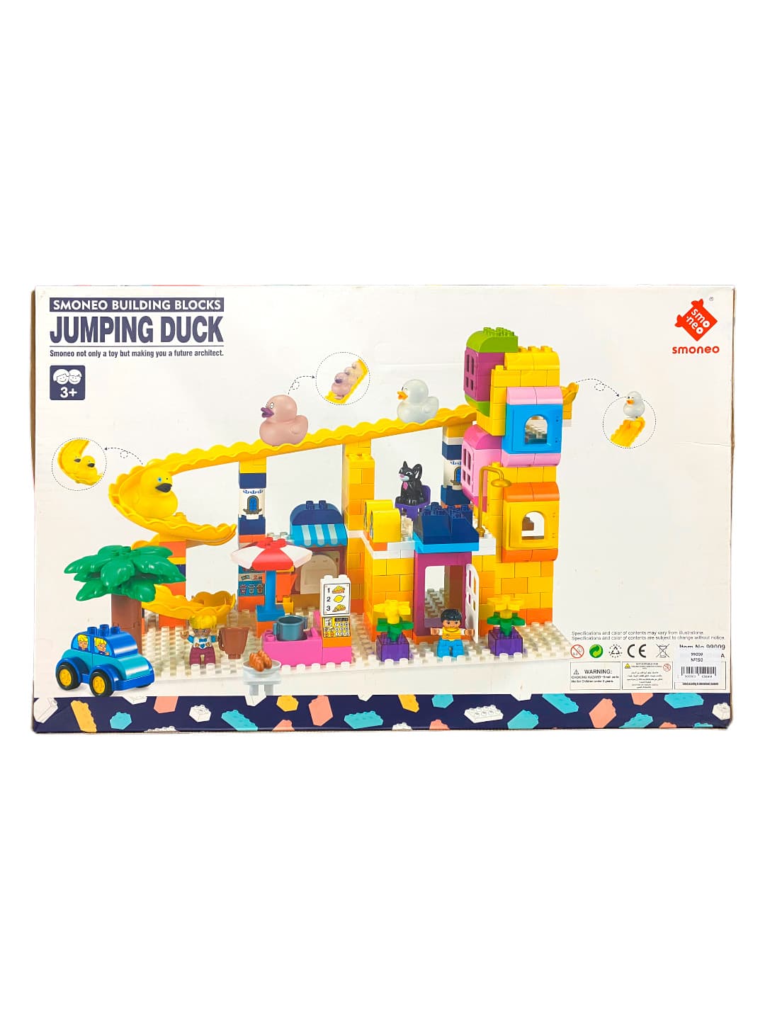 Конструктор Jumping Duck, 228 деталей, для детей от 3 лет, развивающий иБезопасный — фото 5