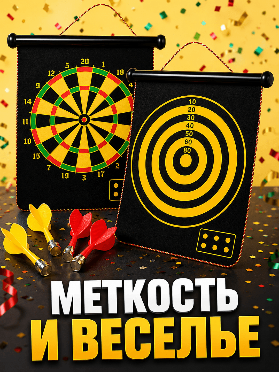 Магнитный дартс 17 дюймов, Безопасная игра для детей и семьи, Развивает моторику — фото 5