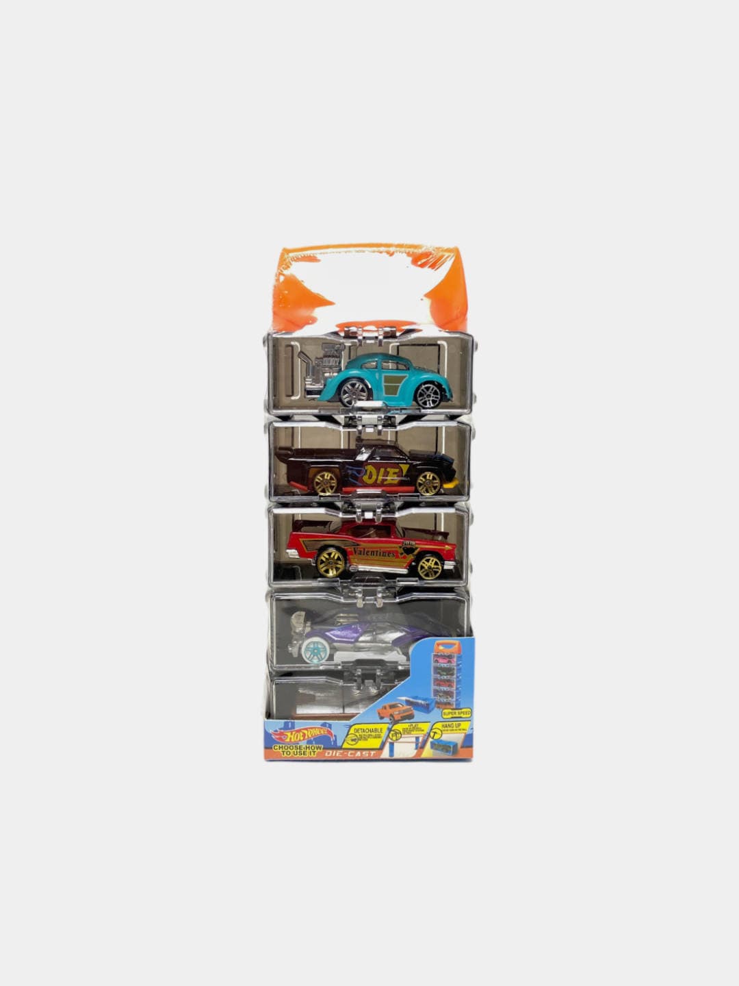 Набор машинок Hot Wheels 5 в 1, Металлический корпус Die-cast, Для детей от 3 лет, Развивает моторику — фото 3