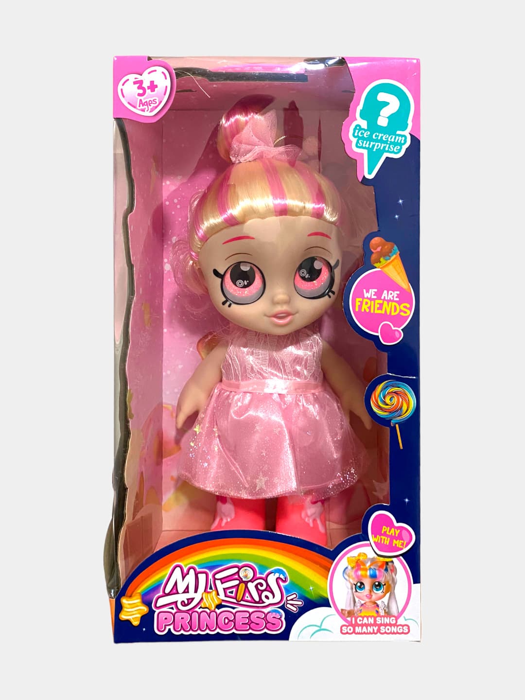 Кукла Принцесса My Firs Princess, Розовый наряд, Для девочек от 3 лет, Для ролевых игр