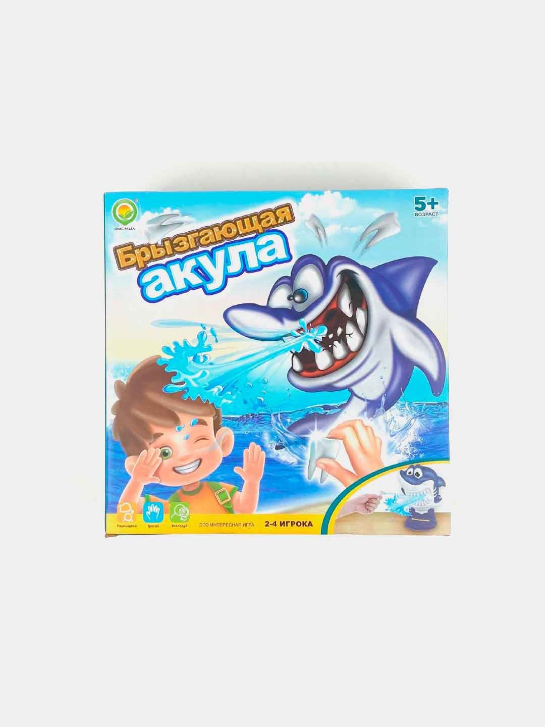 Настольная игра Акула с яркими деталями для развития моторики 5+
