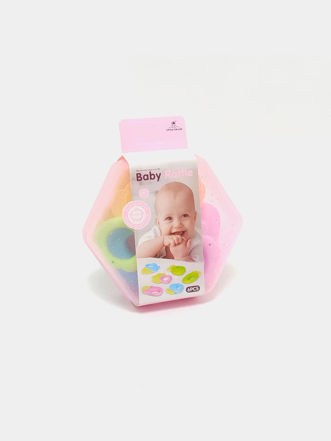 Набор погремушек Baby Rattle LITTLE TIN LOK, развивающий сенсорный комплект, для младенцев от 3 месяцев