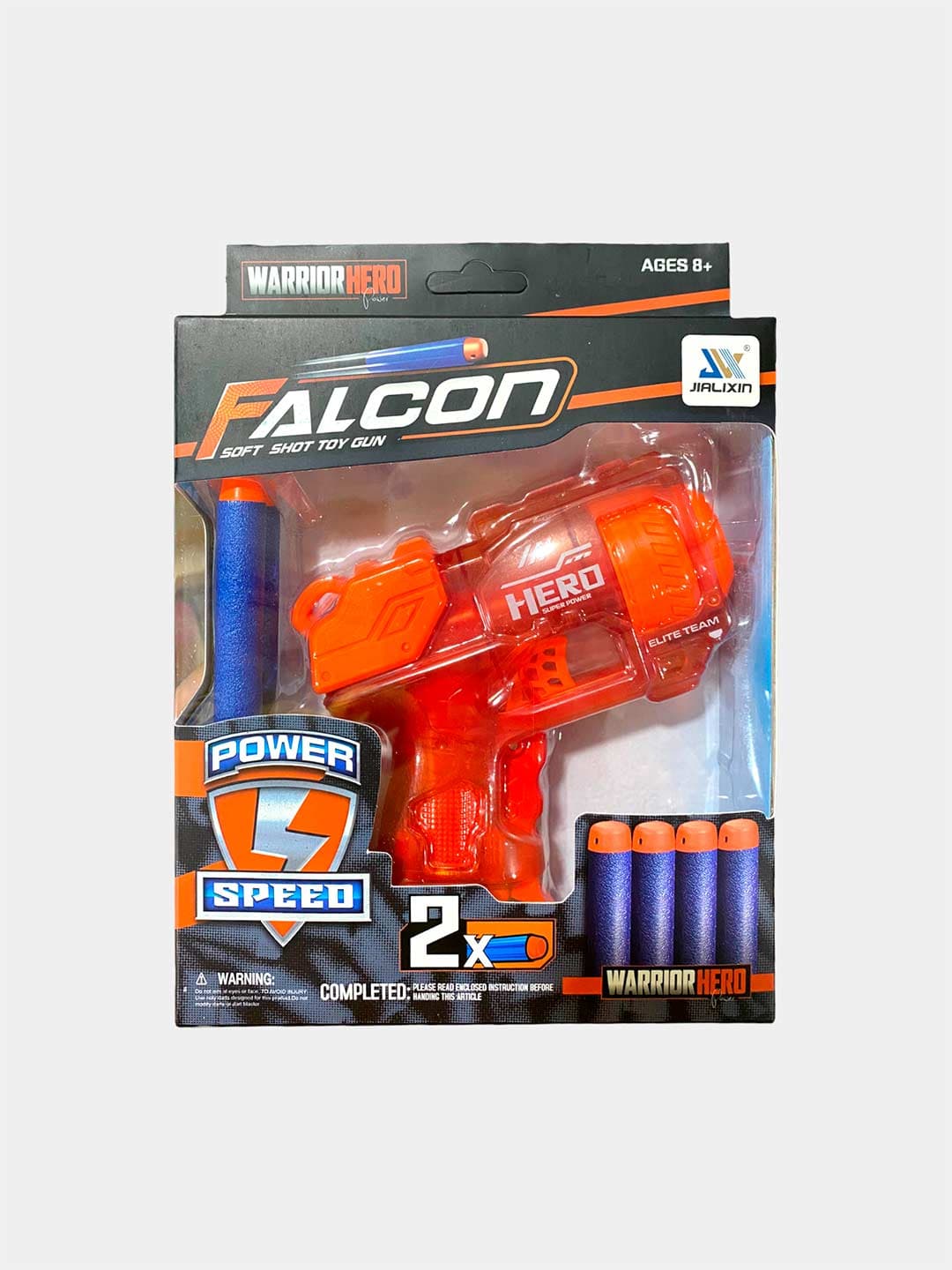 Бластер FALCON Warrior Hero, безопасный для детей 8+, для активных и ролевых игр