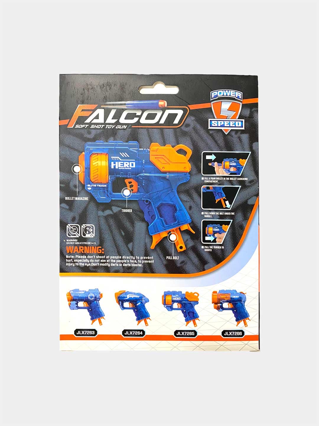 Бластер FALCON Warrior Hero, безопасный для детей 8+, для активных и ролевых игр — фото 3
