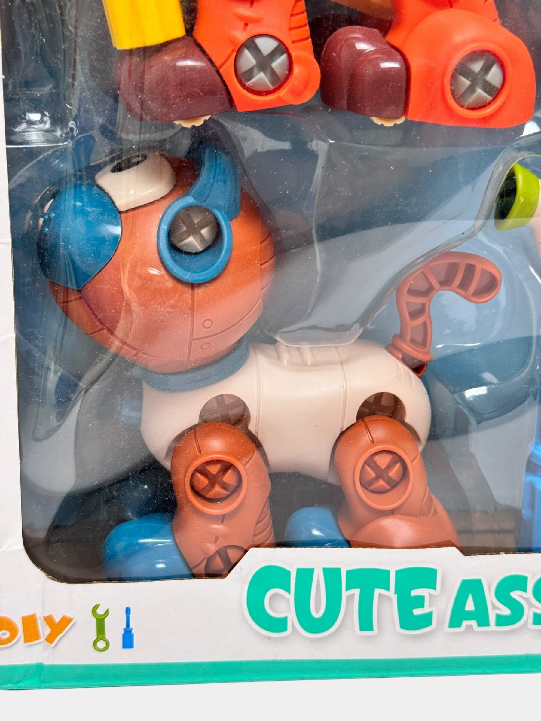 Конструктор Cute Assembly Pets, Животные с отверткой, Развивающие игрушки для детей от 3 лет, Безопасный пластик — фото 7
