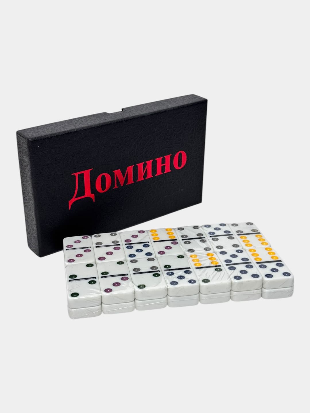 Классическое домино в подарочной коробке, для семейных игр и развития логики, Домино Art.ZY-400 — фото 2