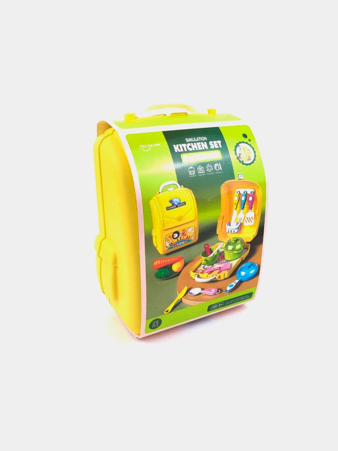 Игрушечная кухня в рюкзаке, Набор повара для ролевых игр, Для детей от 3 лет, Развитие моторики