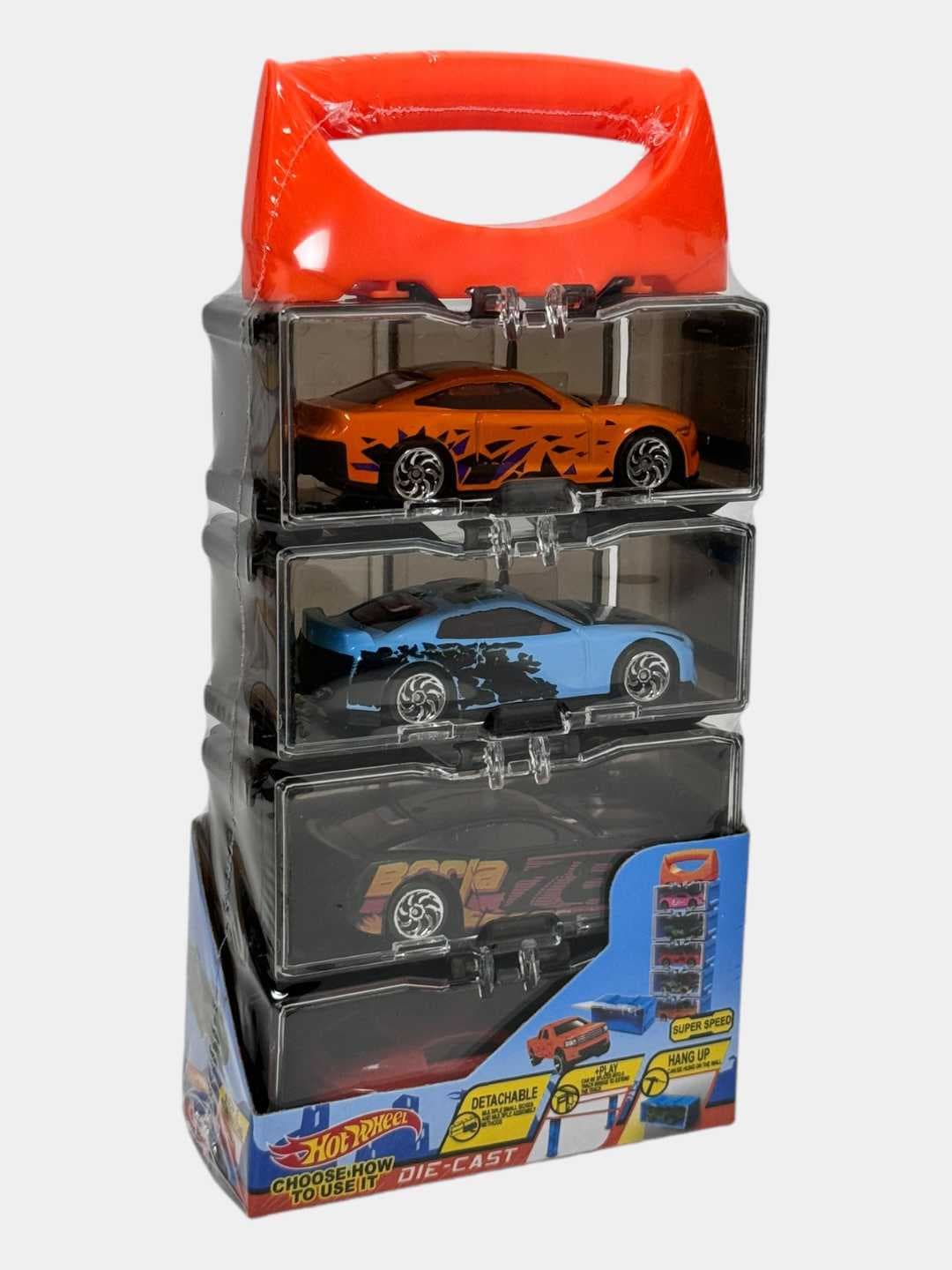 Металлические машинки Hot Wheels 4 в 1 для детей Монтессори — фото 2