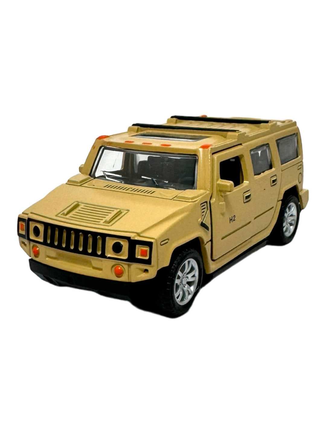 Моделька Hummer H2 металлическая инерционная с открывающимися дверями — фото 2