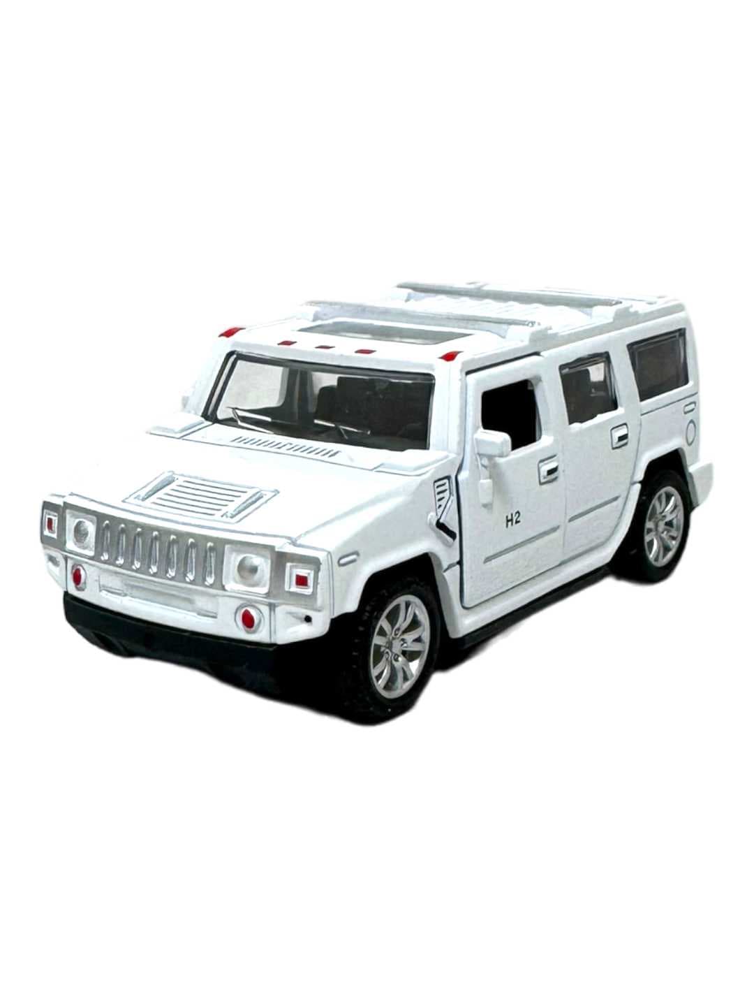 Моделька Hummer H2 металлическая инерционная с открывающимися дверями — фото 3