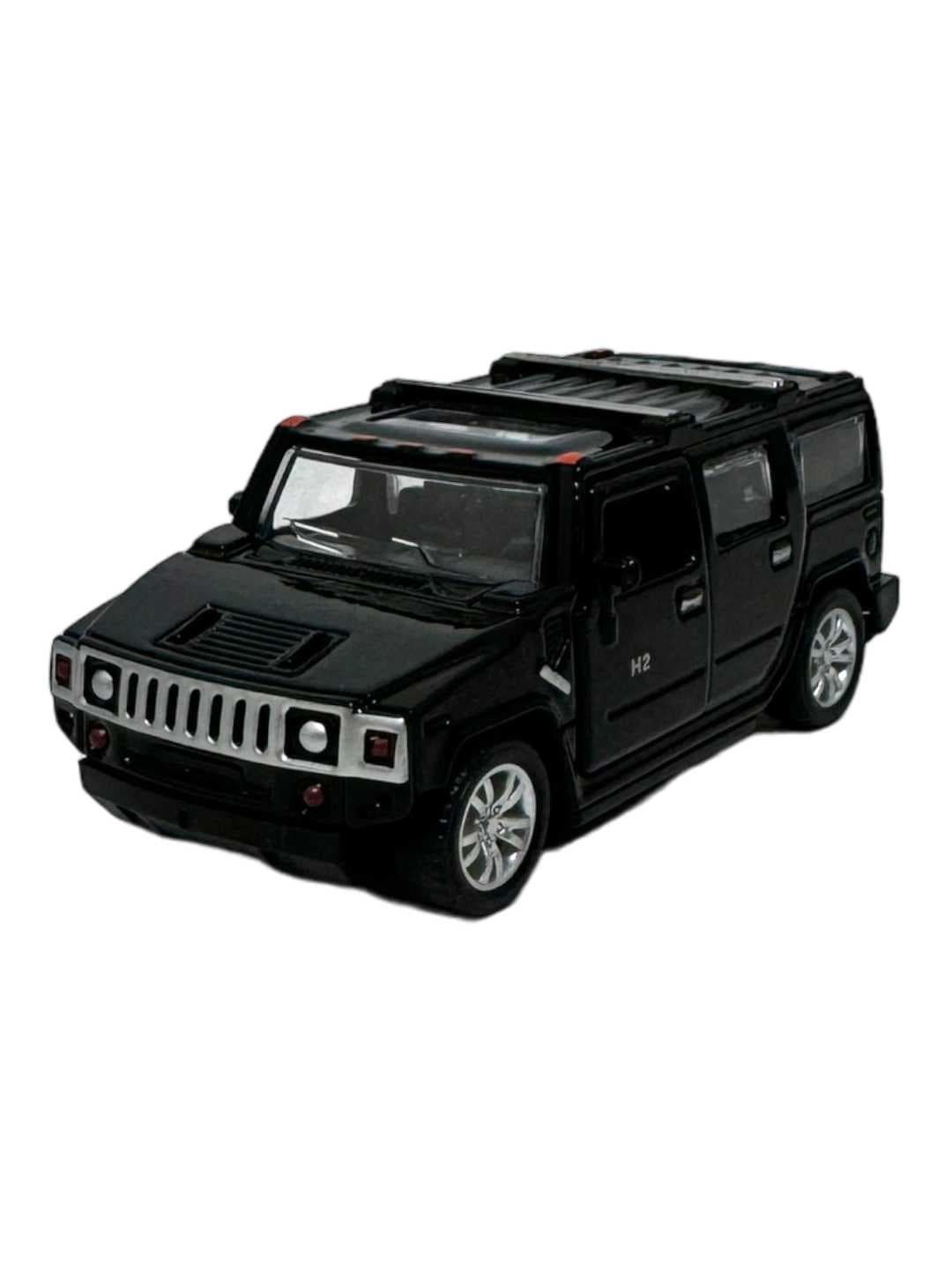 Моделька Hummer H2 металлическая инерционная с открывающимися дверями — фото 4