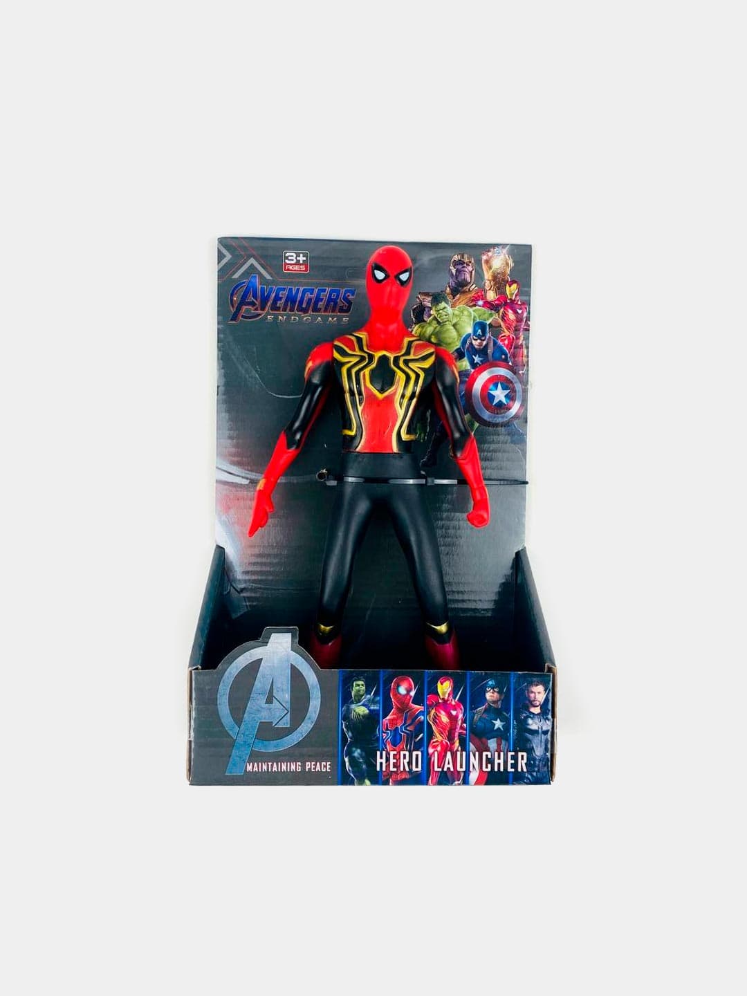Фигурка Капитана Америки Marvel, Коллекционная игрушка для фанатов и детей 3+ лет, С детализированным костюмом и щитом — фото 2