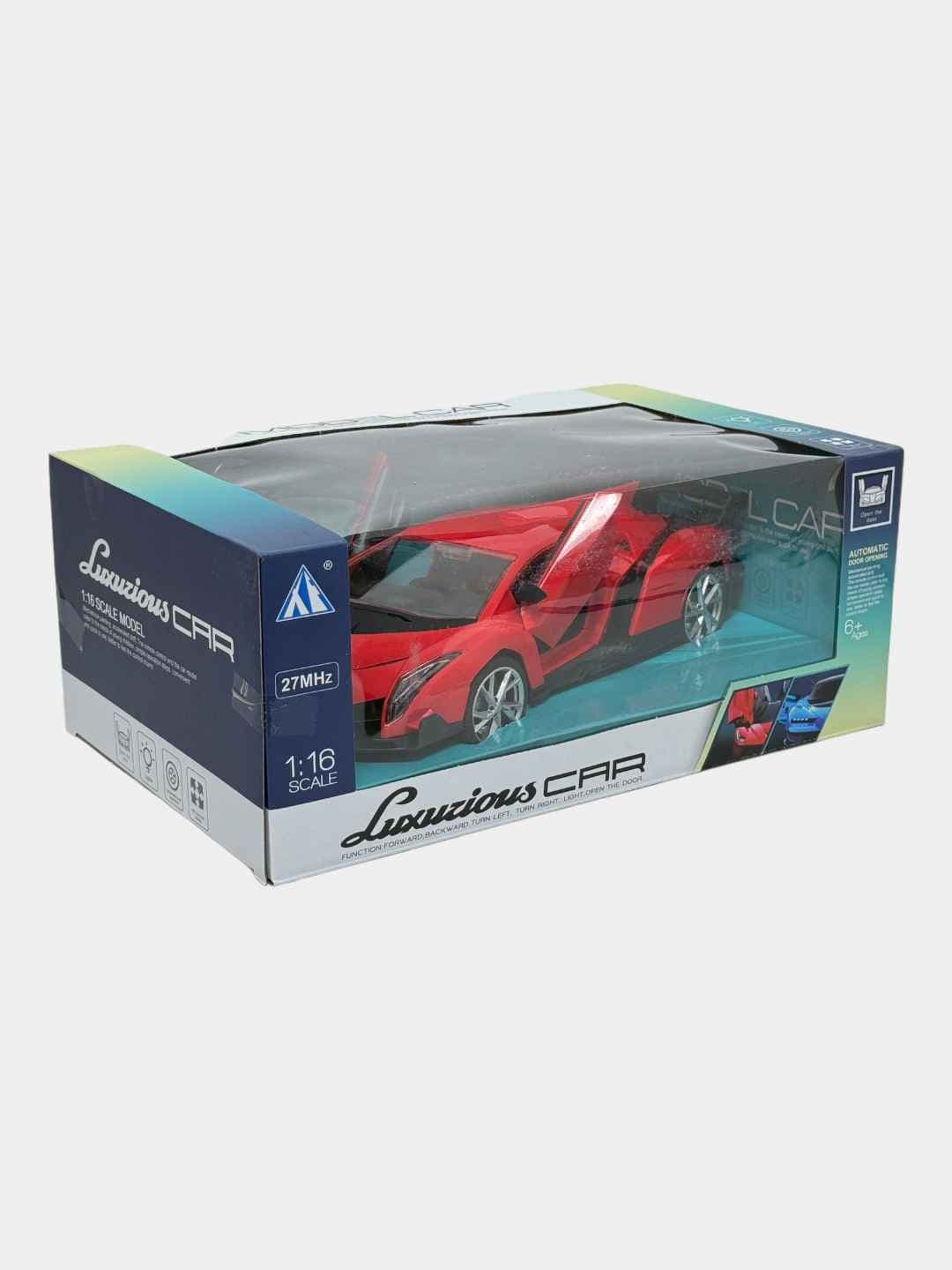 Машина Р/У Lamborghini Veneno с открывающимися дверями, красная — фото 3