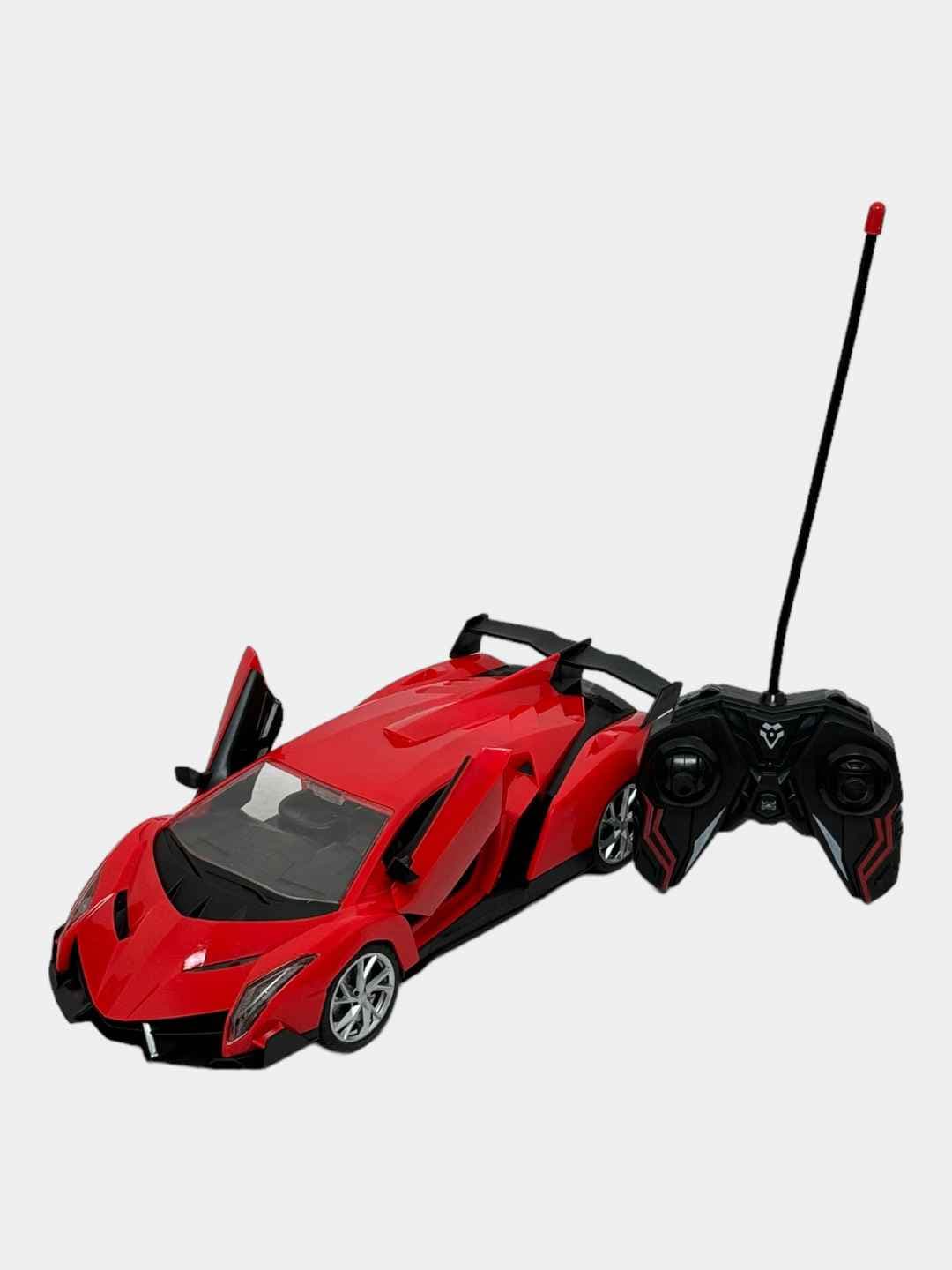 Машина Р/У Lamborghini Veneno с открывающимися дверями, красная — фото 4