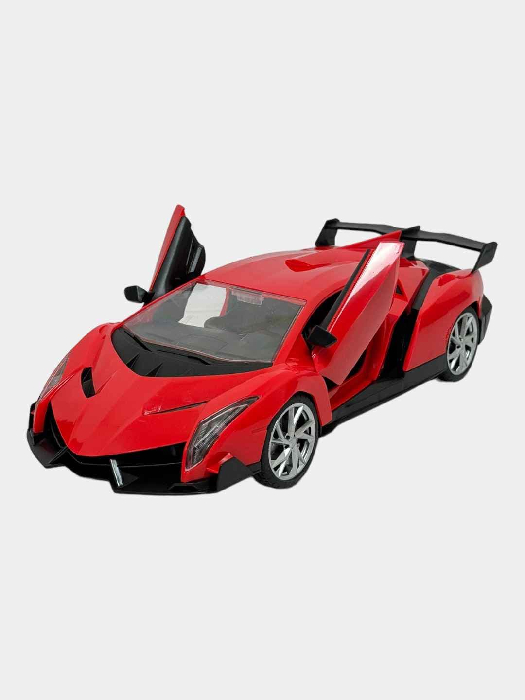 Машина Р/У Lamborghini Veneno с открывающимися дверями, красная — фото 5