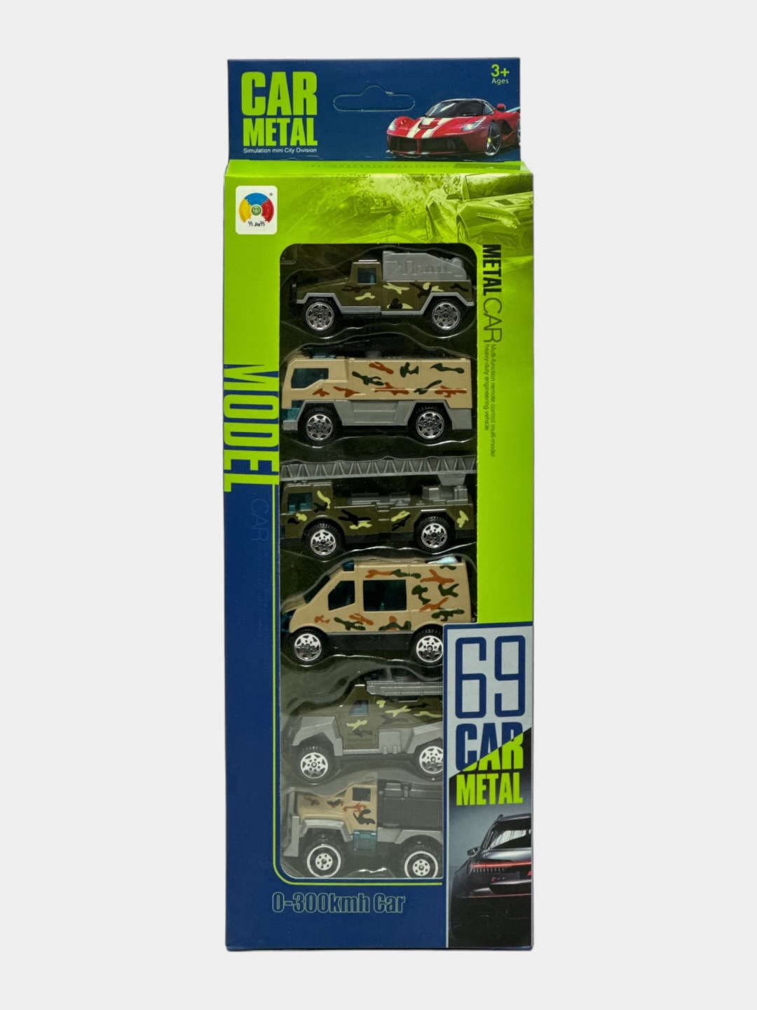 Металлические военные машинки CAR Metal, Набор из 6 моделей, Для детей 3+, Сюжетные игры — фото 2