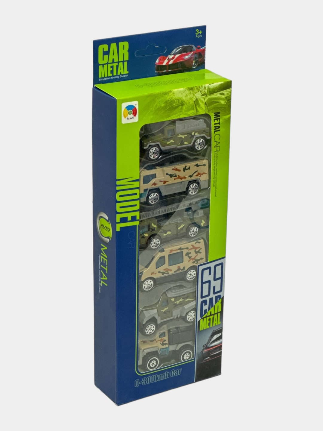 Металлические военные машинки CAR Metal, Набор из 6 моделей, Для детей 3+, Сюжетные игры