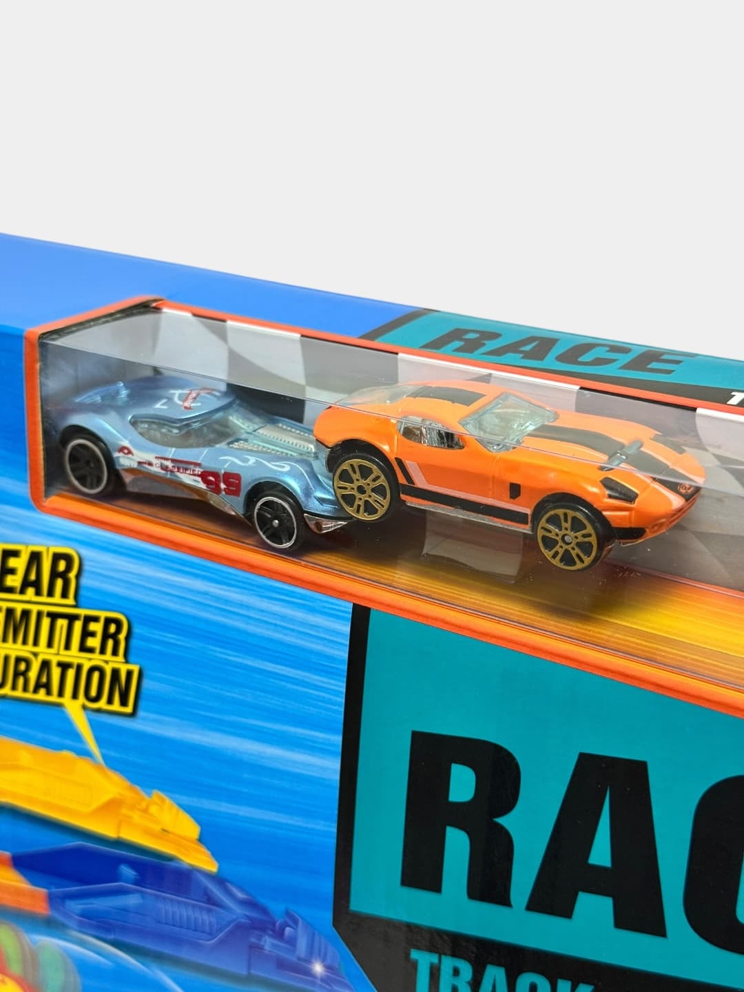 Детский трек Hot Wheel с 3-ходовой конфигурацией для гонок — фото 4
