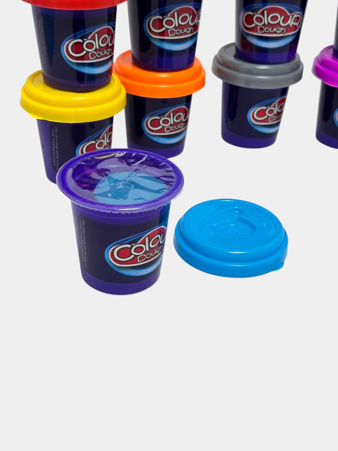 Набор пластилина Colour Dough, 10 ярких цветов, для творчества детей от 3 лет, безопасная лепка, подарок — фото 4
