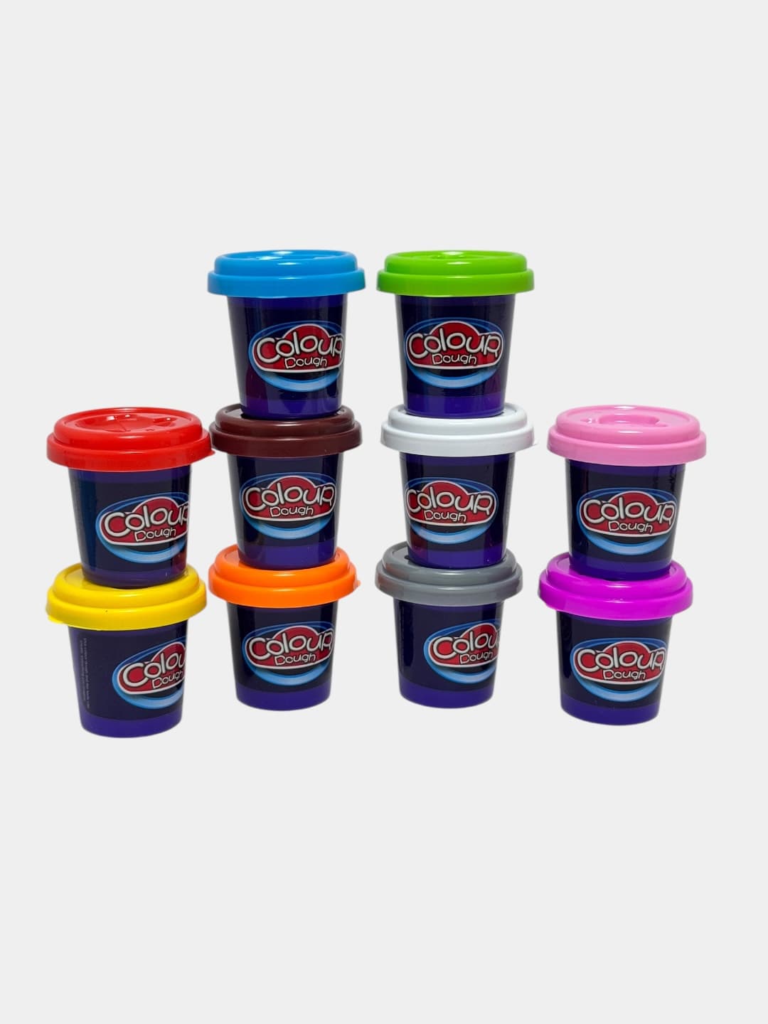 Набор пластилина Colour Dough, 10 ярких цветов, для творчества детей от 3 лет, безопасная лепка, подарок — фото 5