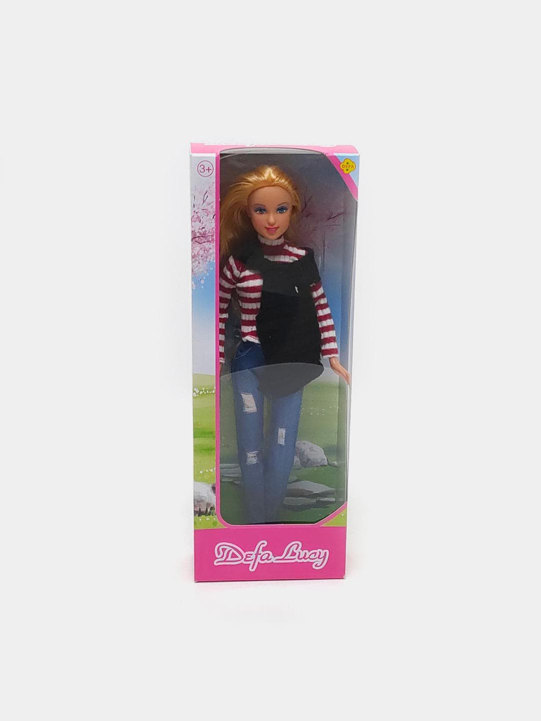 Кукла Defa Lucy 31,5 см, модная, в джинсах и свитере, для девочек от 3 лет, развивающая — фото 3
