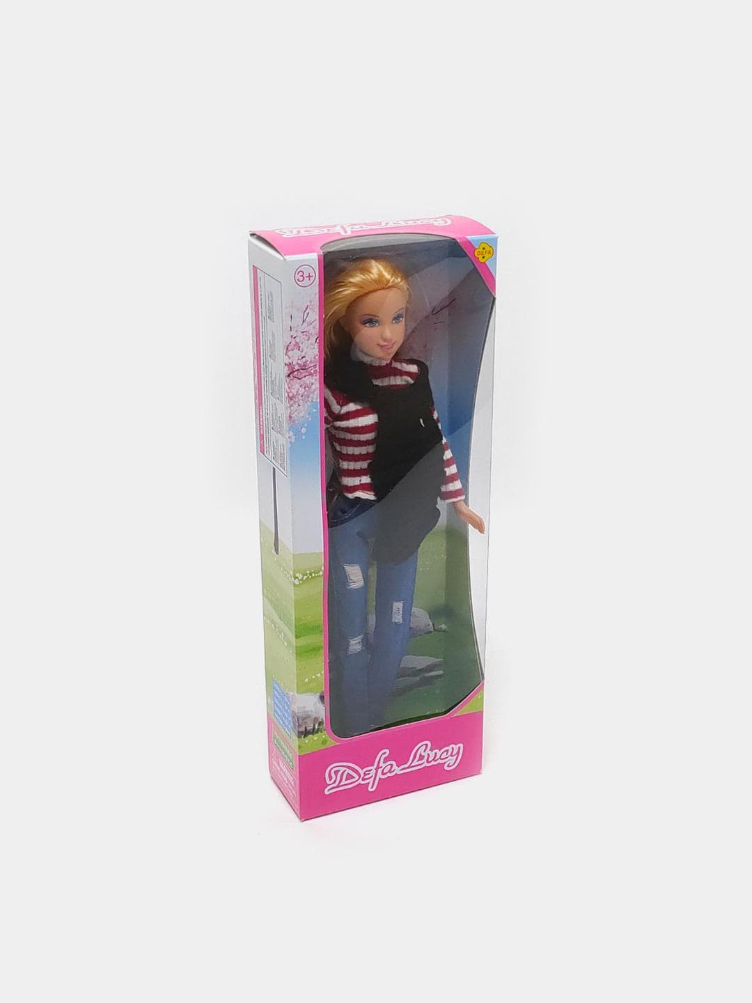 Кукла Defa Lucy 31,5 см, модная, в джинсах и свитере, для девочек от 3 лет, развивающая — фото 4