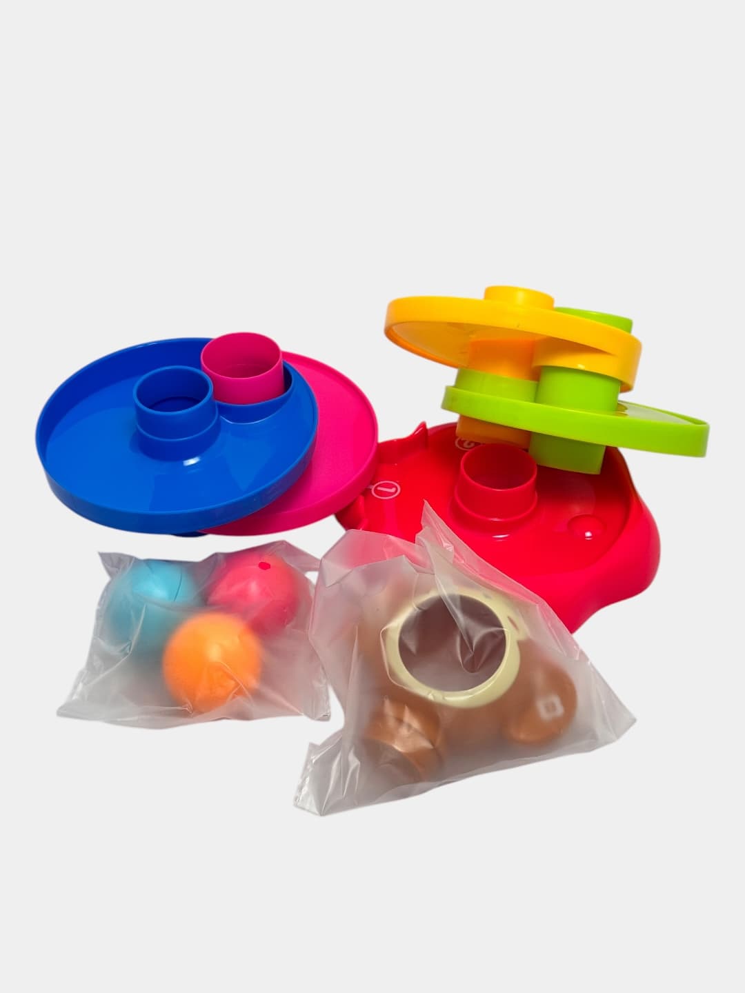 Башня с шариками Roll Ball, Развивающая игрушка с логикой и моторикой, Для детей от 18 месяцев — фото 5
