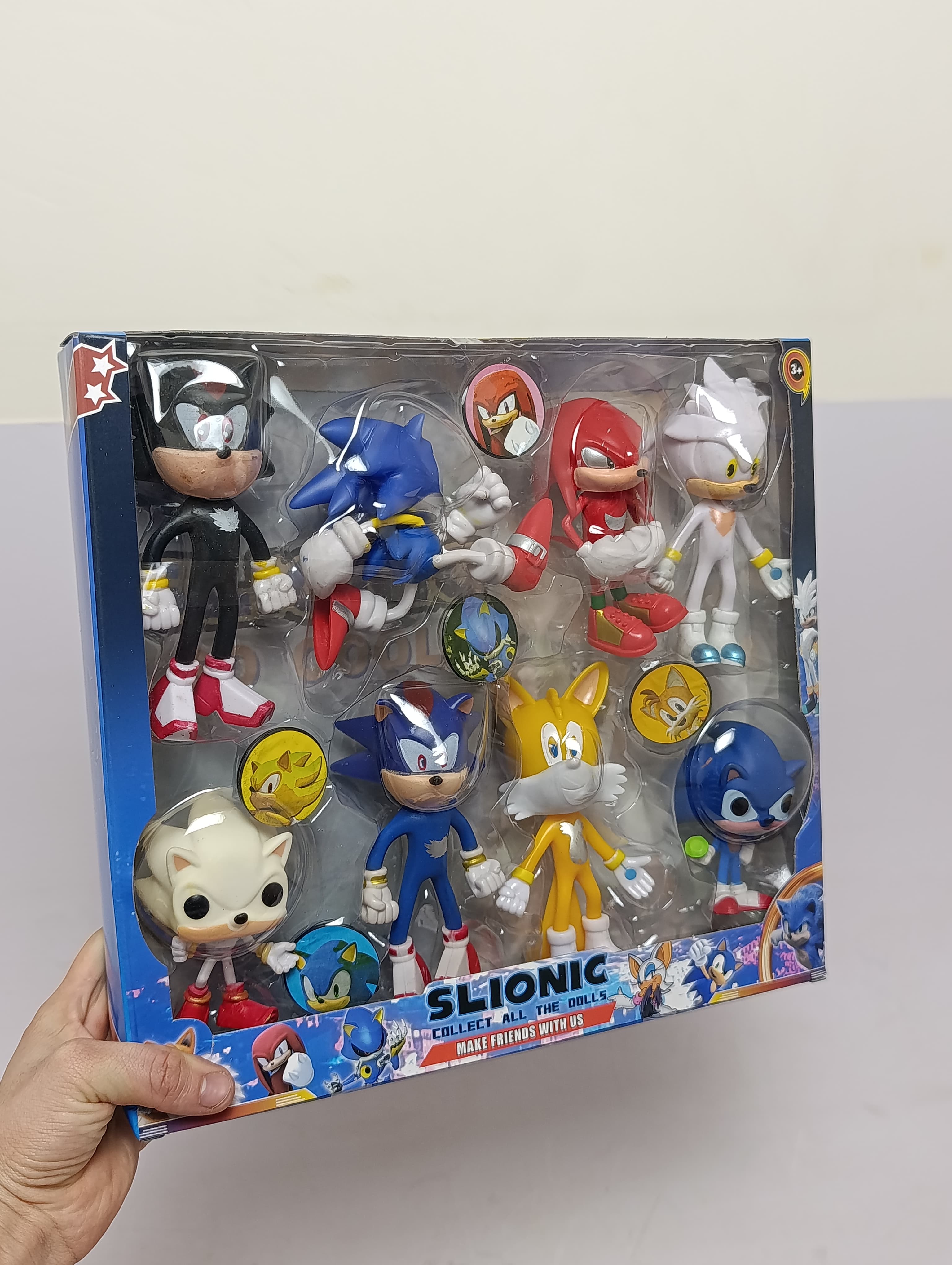 Игровой набор фигурок Герои Sonic, Персонажи из игры, Для детей от 3 лет, Пластиковые игрушки