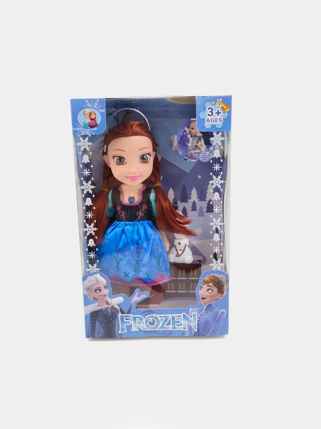 Кукла Frozen Анна, Нарядное платье и аксессуар для волос, Для девочек от 3 лет, Развитие фантазии