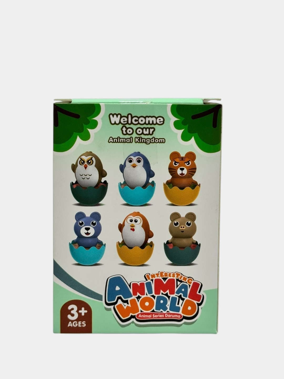 Неваляшка Animal, Безопасная развивающая игрушка, Для детей от 3 лет, Устойчивое основание — фото 5
