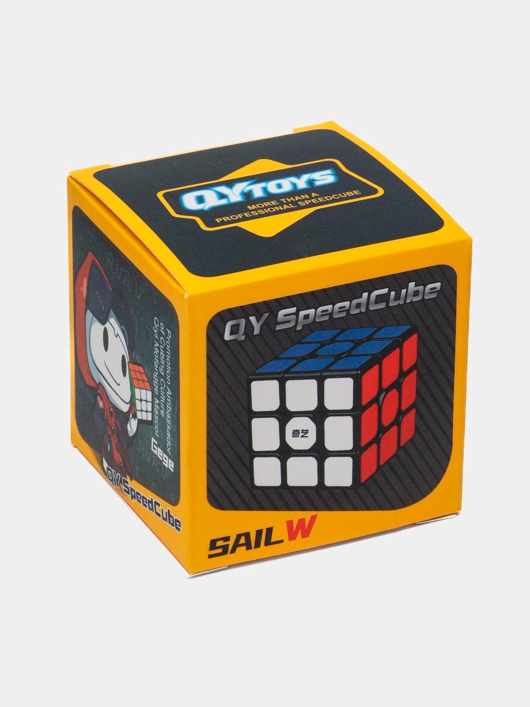 Головоломка QY Toys 3*3*3 - яркий развивающий кубик для детей — фото 3