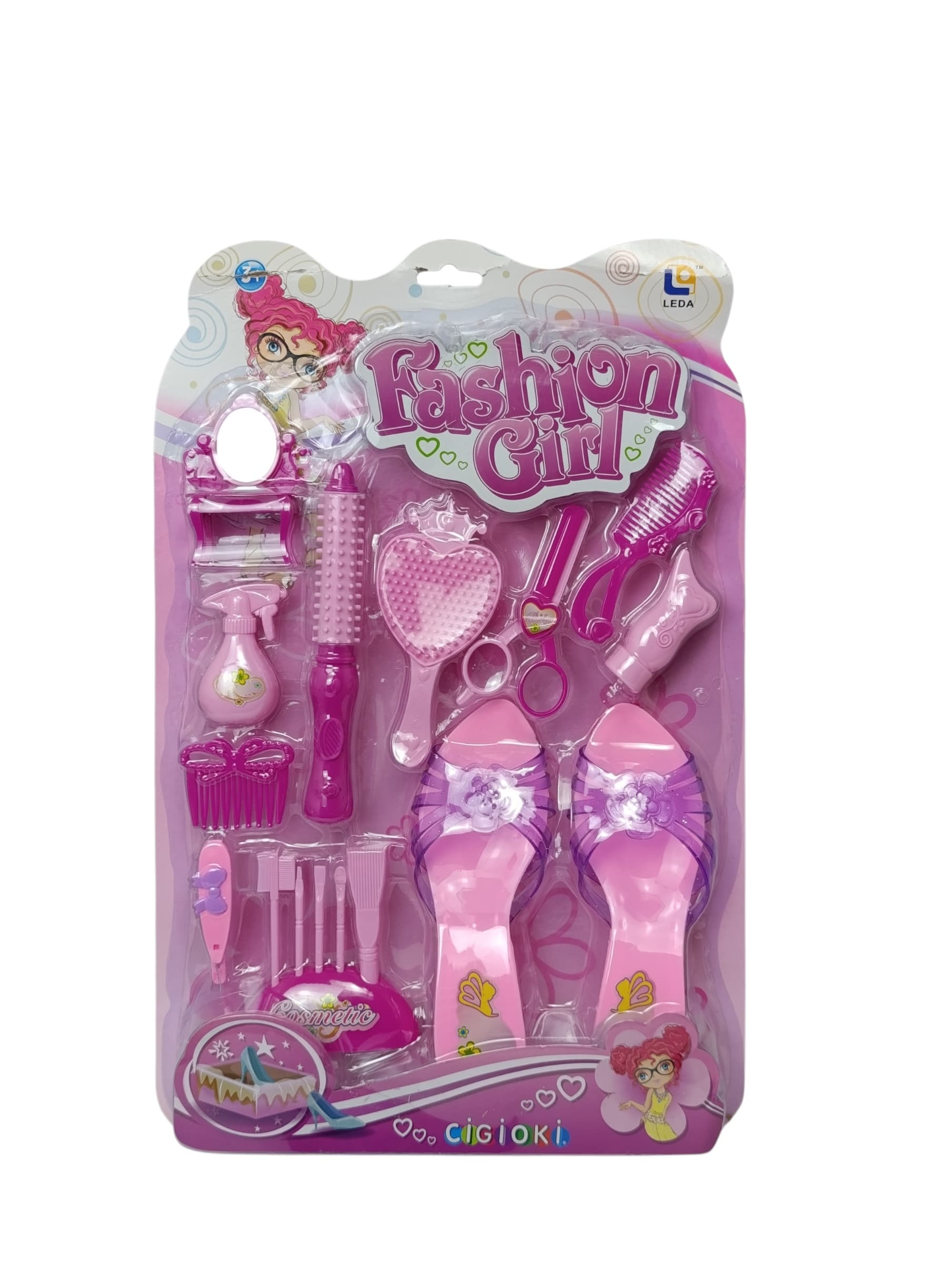 Набор стилиста Fashion Girl LD1122, игрушечные туфли и аксессуары, для девочек 3+ — фото 3