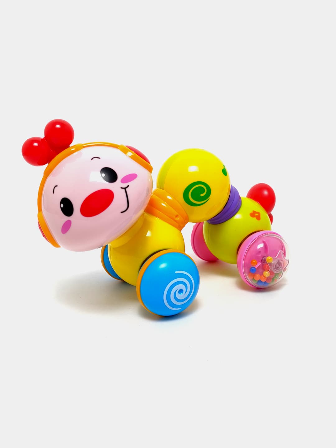 Развивающая игрушка Червячок Hola, Музыкальный механизм Press-and-Go, Для детей 6-24 месяца — фото 2