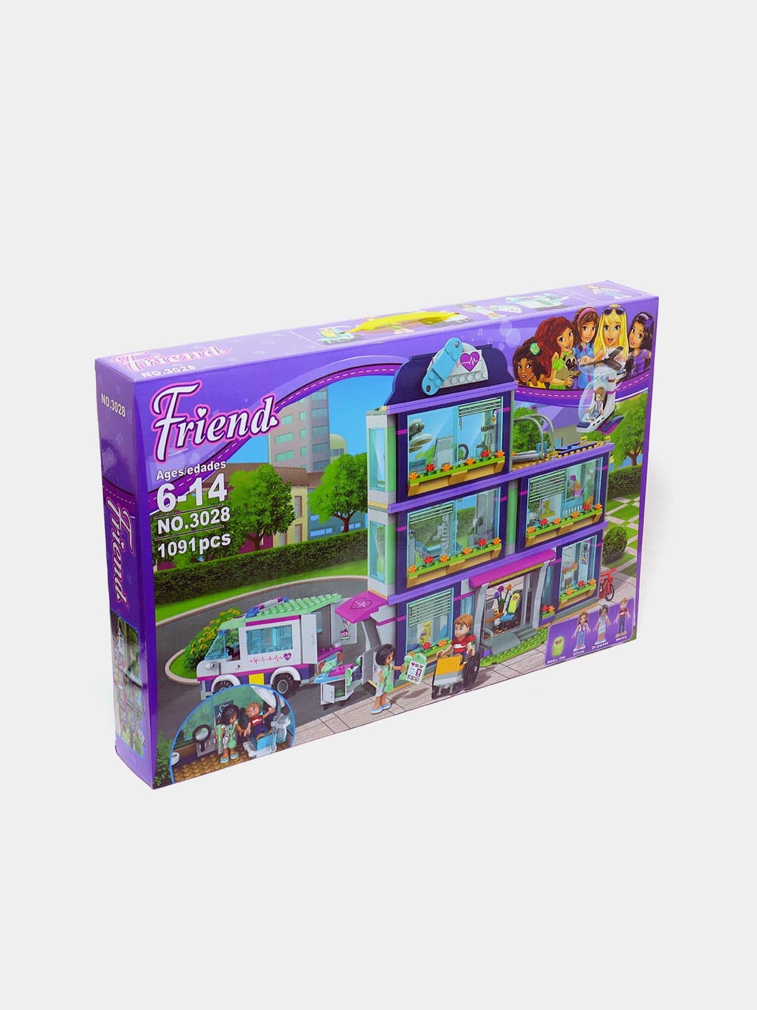 Конструктор LEGO Friends Клиника Хартлейк Сити 1091 деталь развивающий