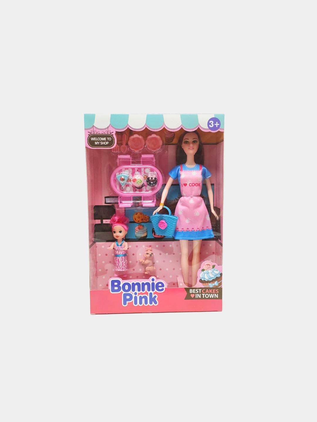 Кукла Bonny Pink Набор Кондитерская, Ролевые игры для детей 3+, Развитие моторики и фантазии — фото 2