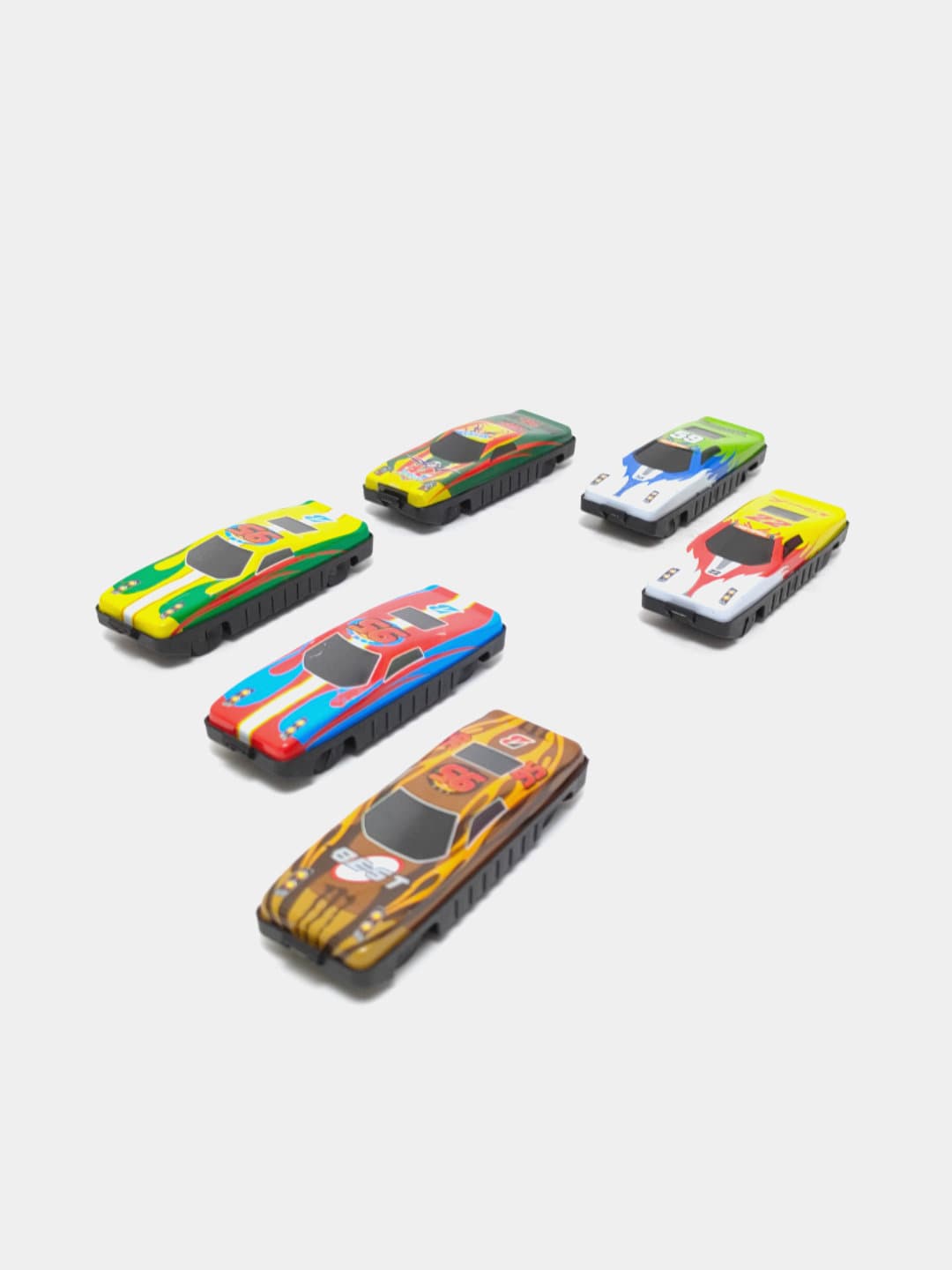 Набор металлических машинок Racing League, 6 в 1, для детей от 3 лет, прочные и яркие — фото 10