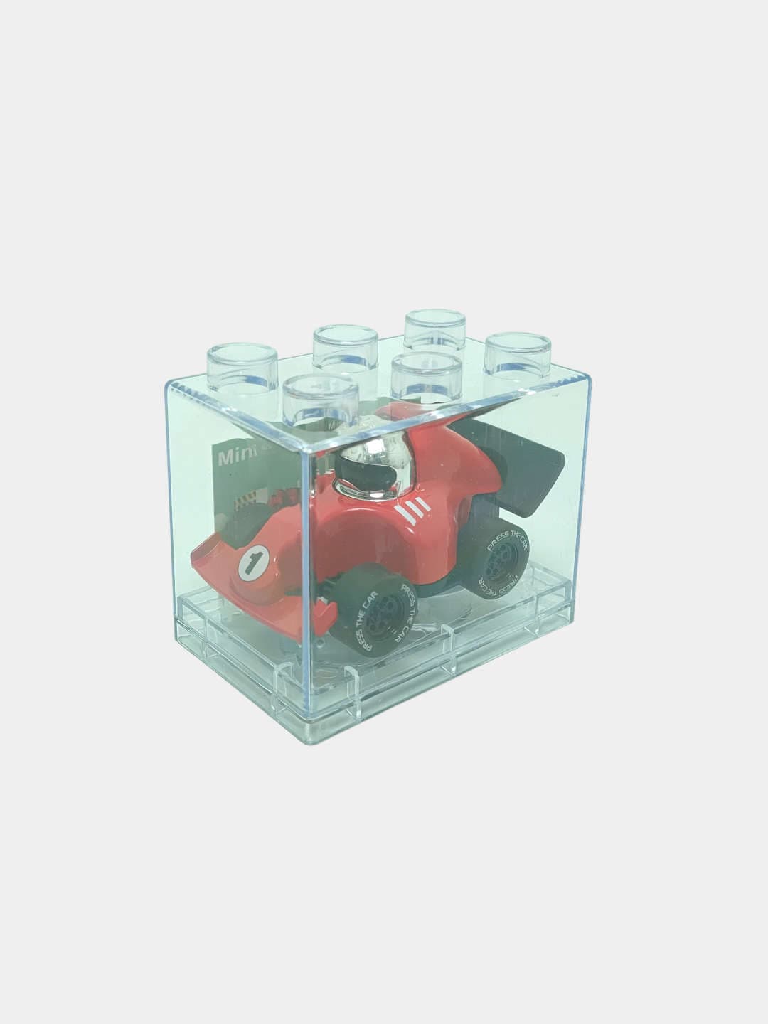 Металлическая машинка инерционная Mini Alloy Car в боксе-конструкторе для мальчиков — фото 2