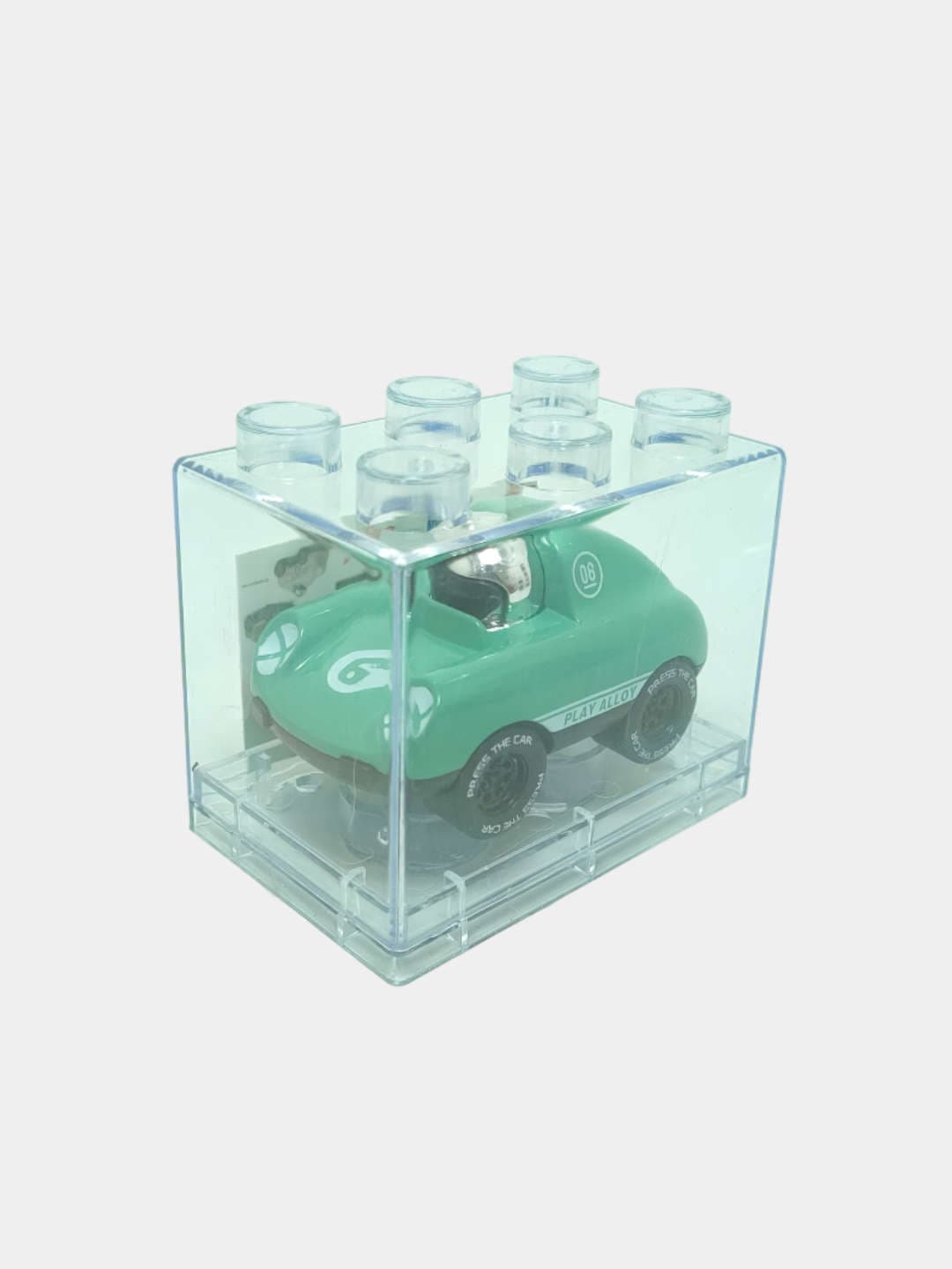 Металлическая машинка инерционная Mini Alloy Car в боксе-конструкторе для мальчиков — фото 5