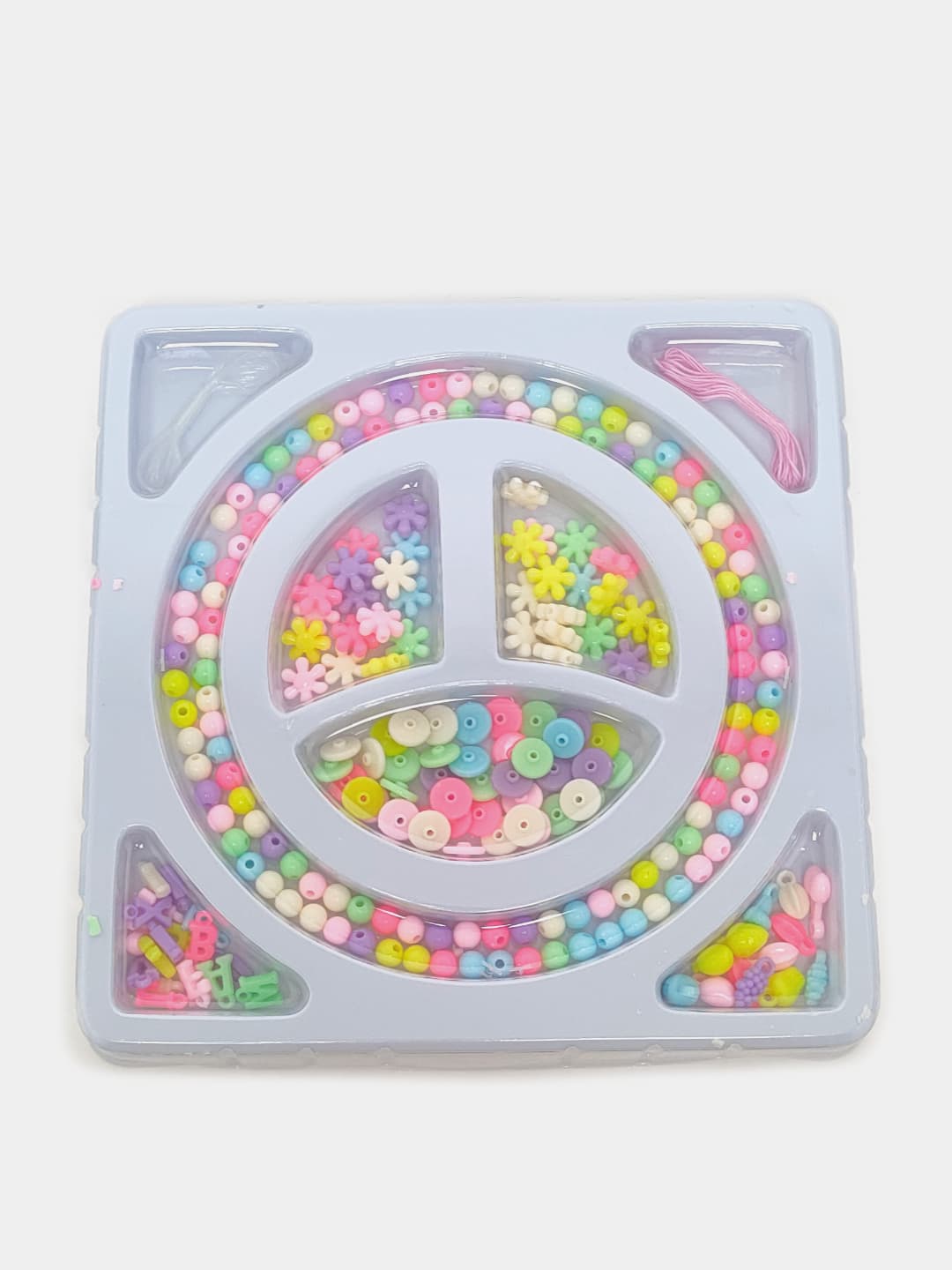 Набор для творчества DIY beads, Бусины и подвески для создания украшений, Для девочек от 3 лет — фото 2