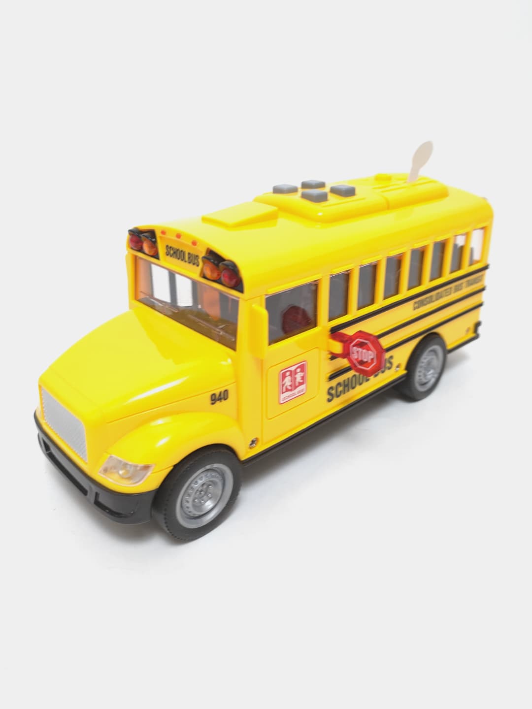 Игрушечный автобус Wenyi City Service Сити инерционный со светом и звуком — фото 8